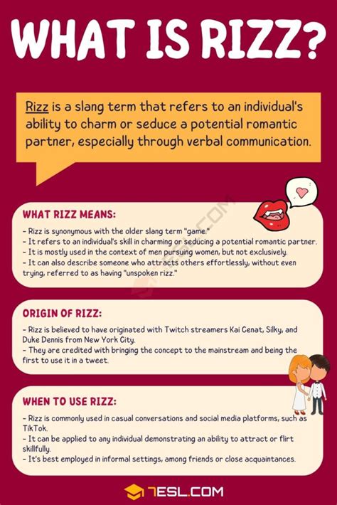 Rizz meaning: Definition of slang term and examples。